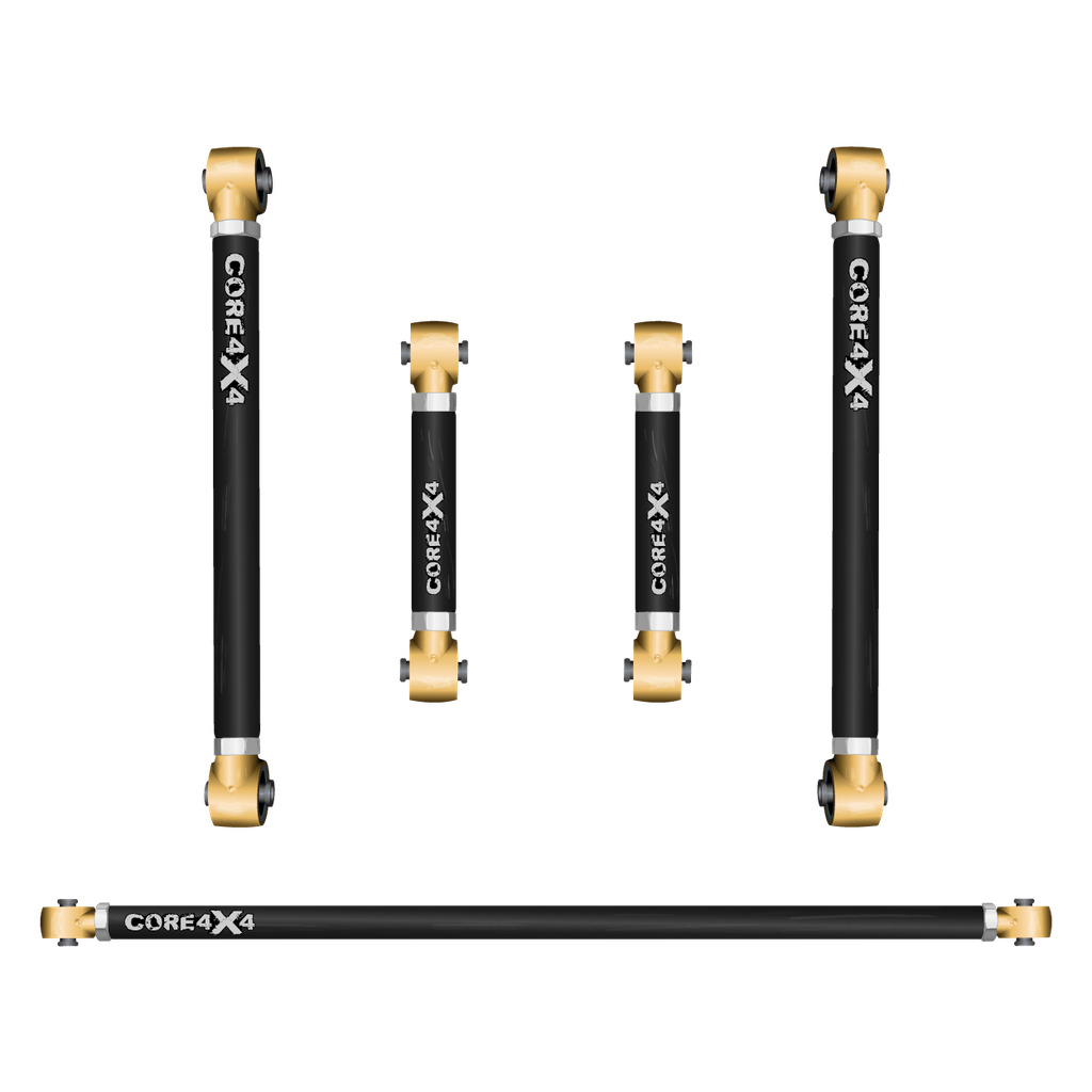 5pc Rear Adjustable Control Arms, Track Bar Kit