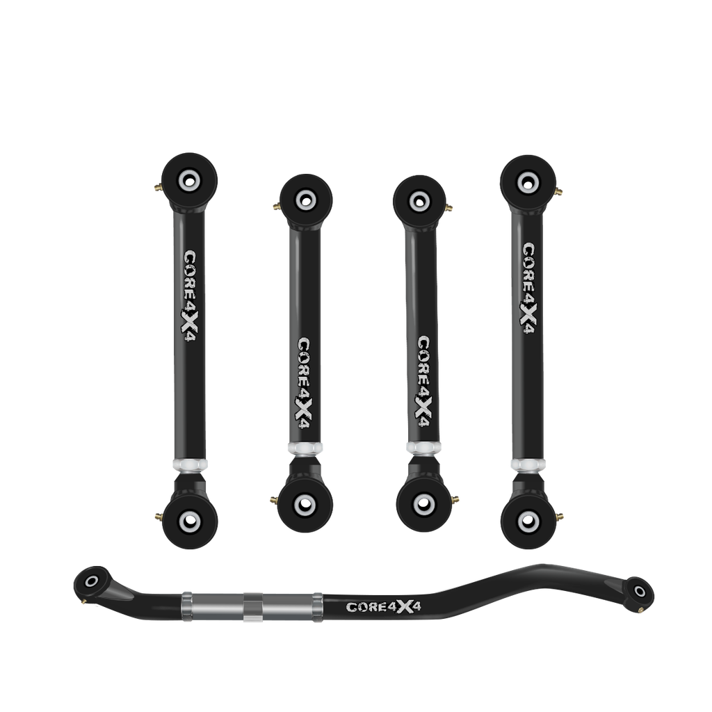5pc Town Series Front Adjustable Control Arm, Track Bar Kit