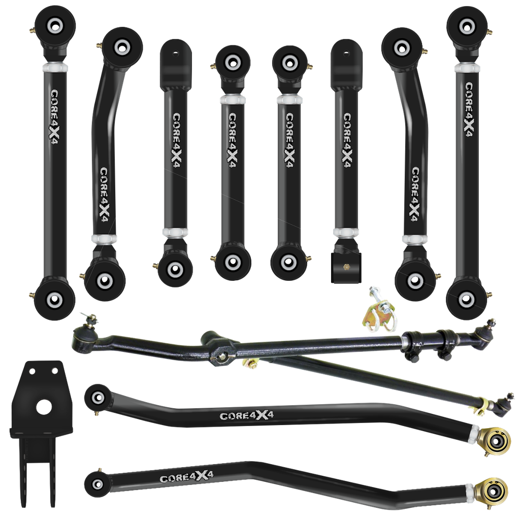 12pc Cruise Series Adjustable Control Arm, Track Bar, Steering Kit