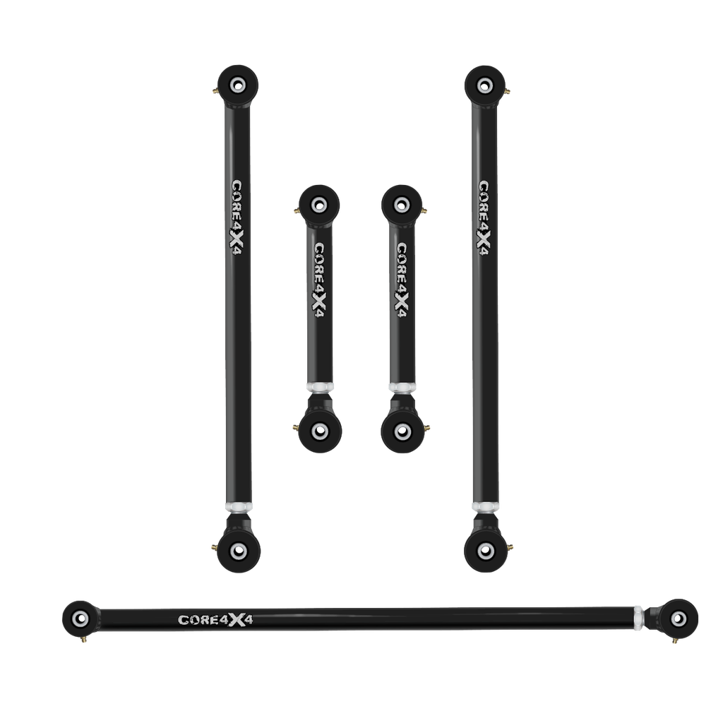 5pc Cruise Series Rear Adjustable Control Arm, Track Bar Kit