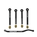 5pc Trail Series Front Adjustable Control Arm, Track Bar Kit