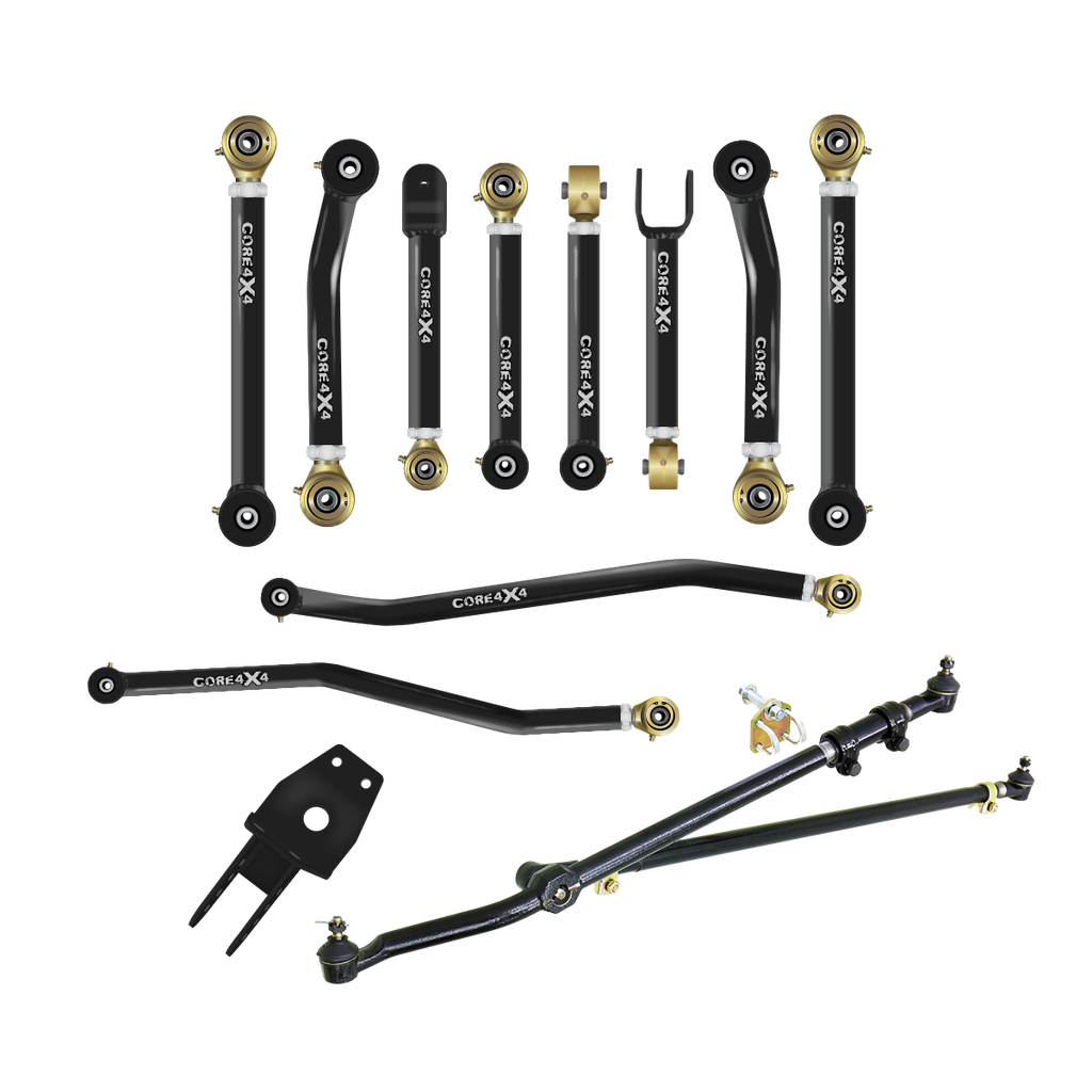 12pc Camp Series Adjustable Control Arm, Track Bar, Steering Kit