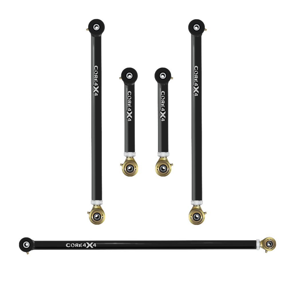 5pc Camp Series Rear Adjustable Control Arm, Track Bar Kit