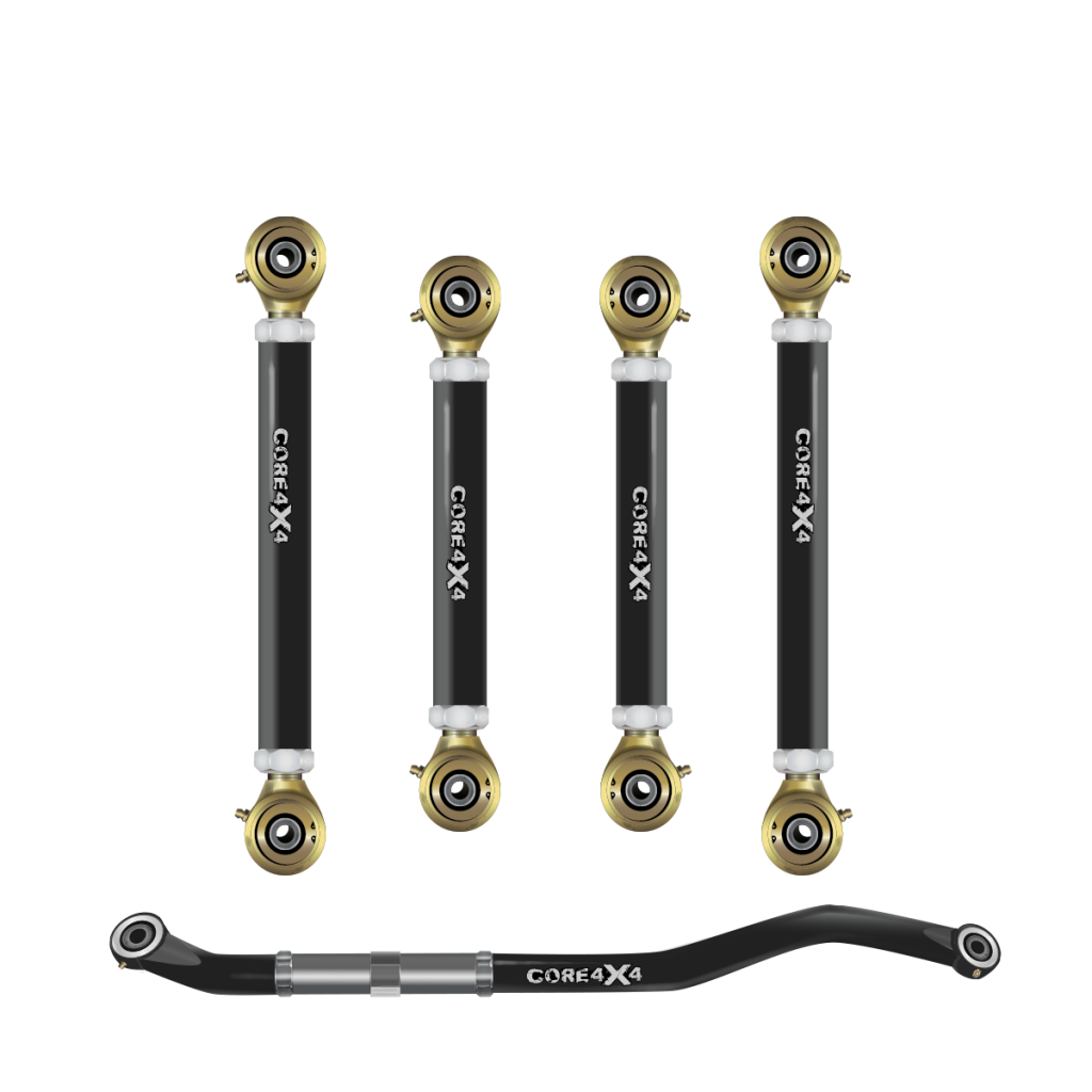 5pc Adjustable Control Arms, Track Bar Kit