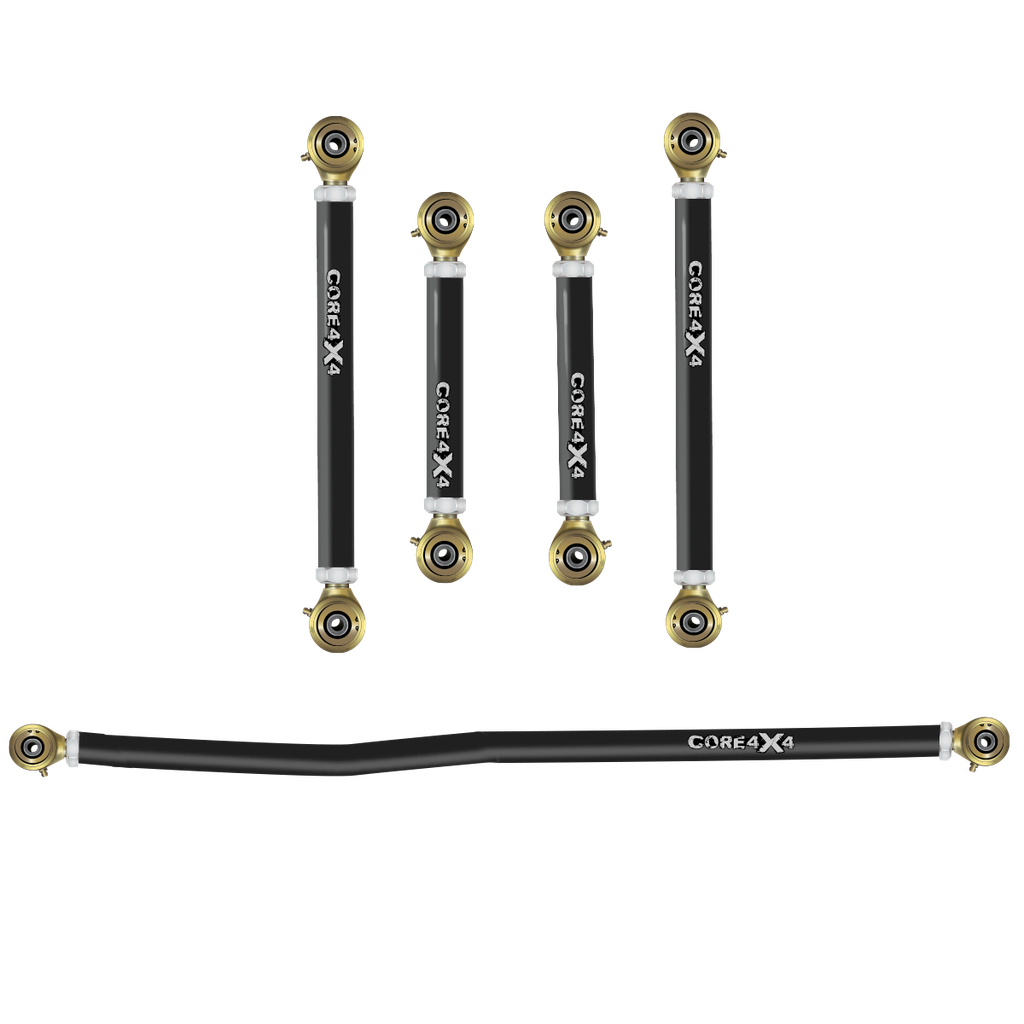 5pc Crawl Series Rear Adjustable Control Arm, Track Bar Kit