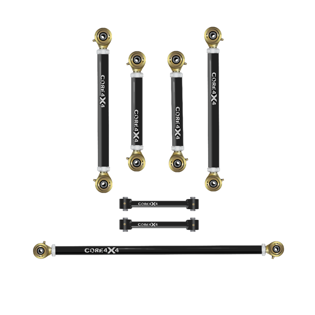 7pc Track Series Adjustable Control Arms, Panhard/Track Bar End Links Kit