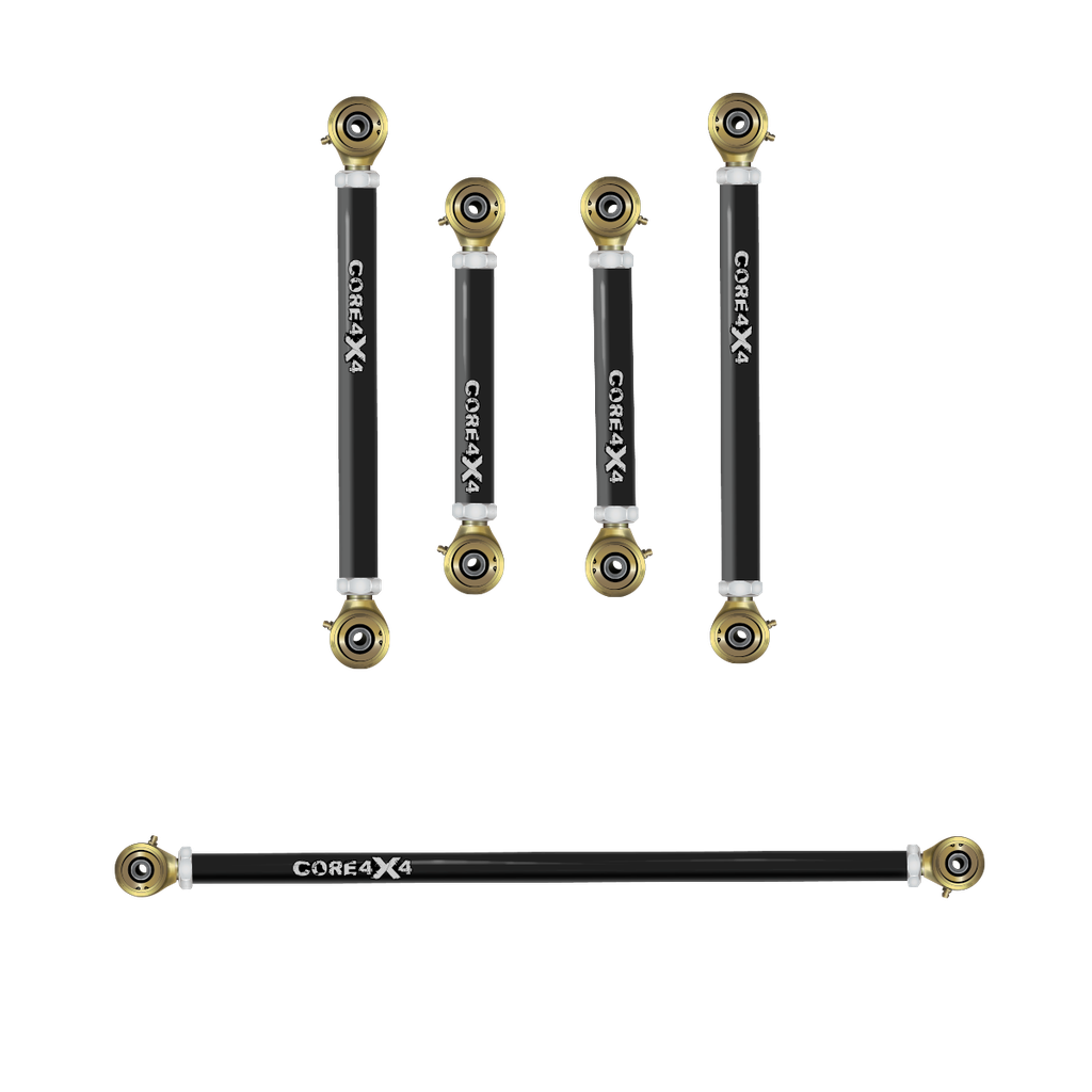 5pc Crawl Series Rear Adjustable Control Arm, Track Bar Kit