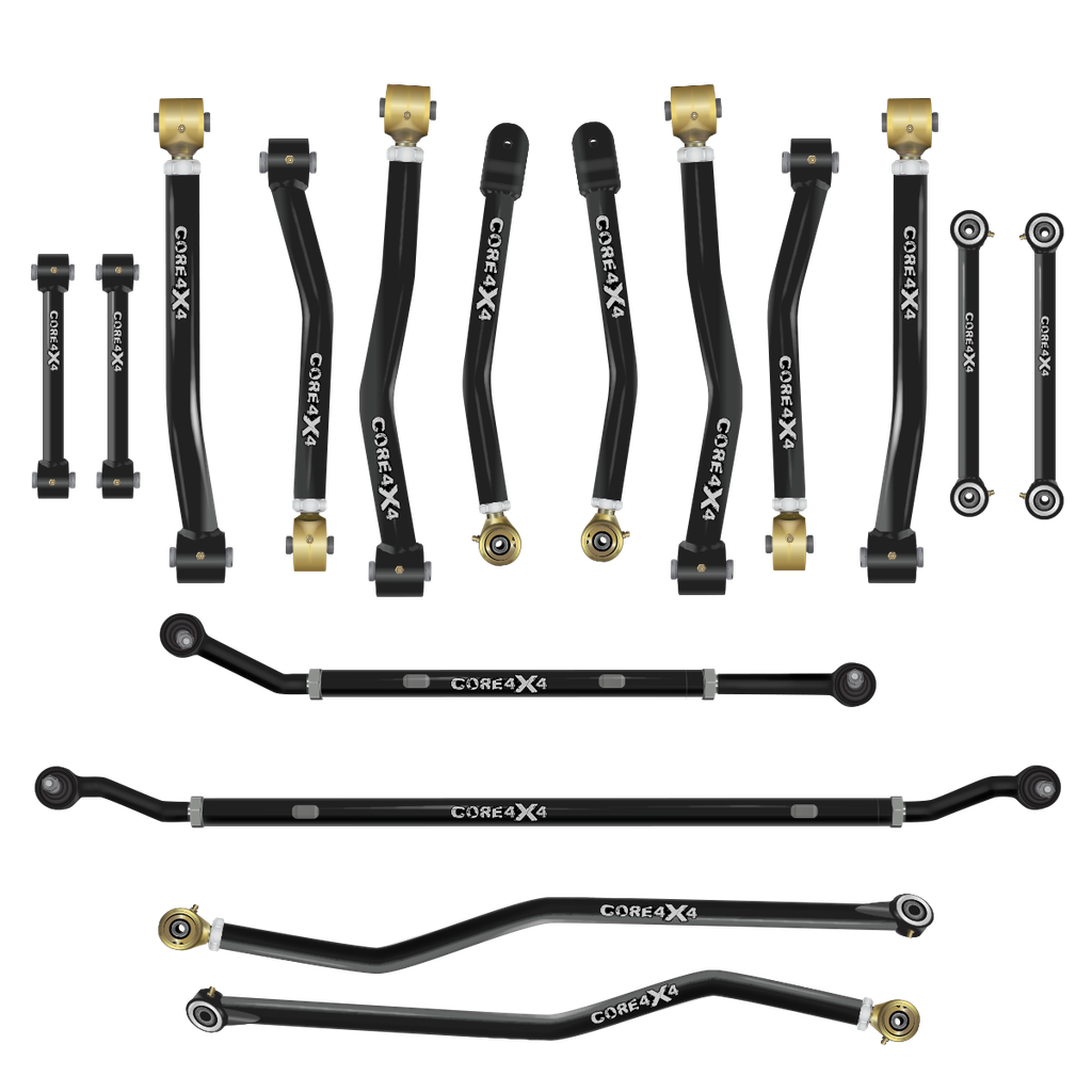 16pc Crawl Series Adjustable Control Arm, Track Bar, Steering, End Link Kit