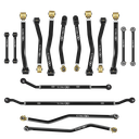 16pc Crawl Series Adjustable Control Arm, Track Bar, Steering, End Link Kit