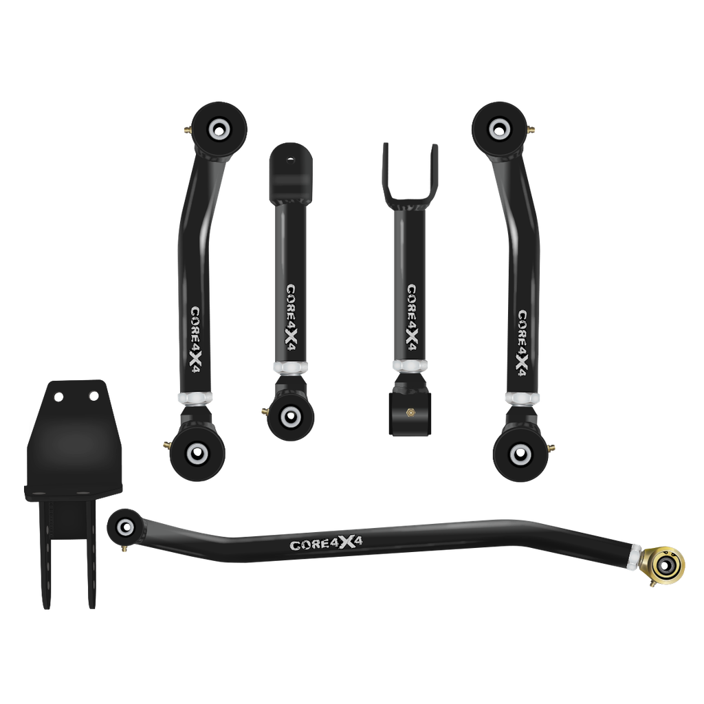 5pc Cruise Series Front Adjustable Control Arm, Track Bar Kit
