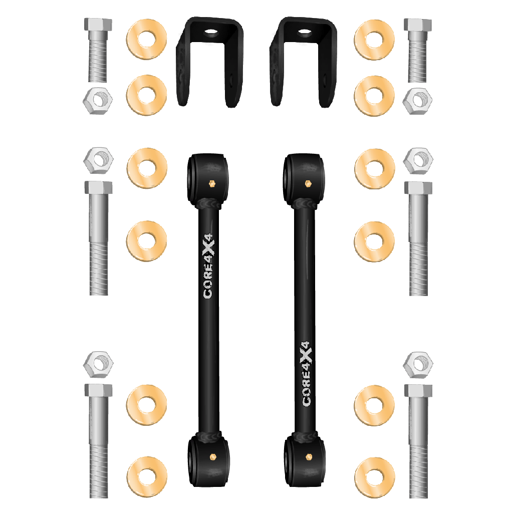 2pc Town Series Front Fixed Length End Links