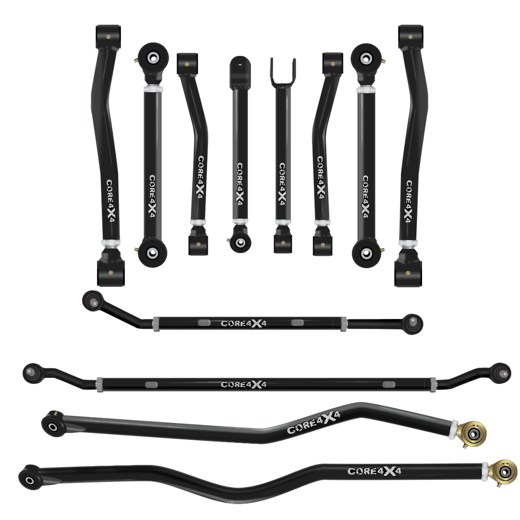 12pc Cruise Series Adjustable Control Arm, Track Bar, Steering Kit