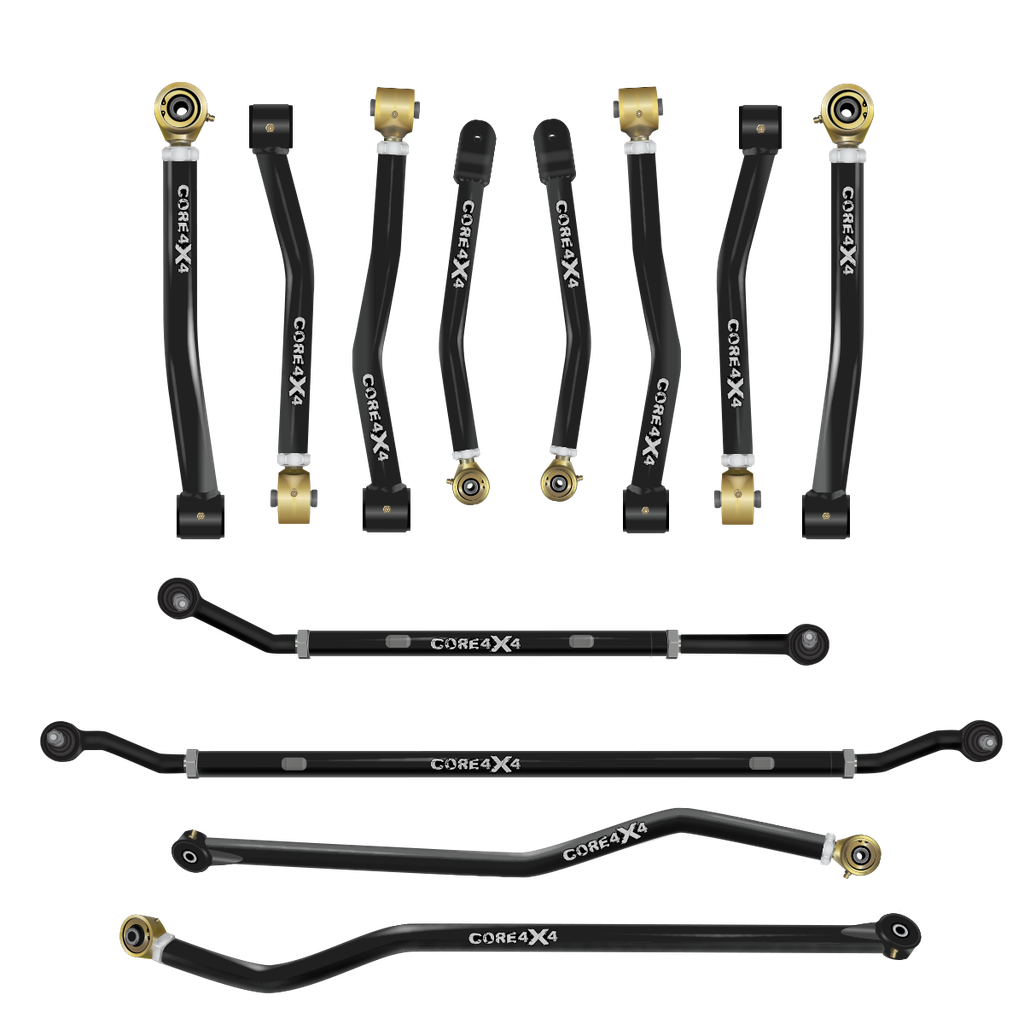 12pc Camp Series Adjustable Control Arm, Track Bar, Steering Kit