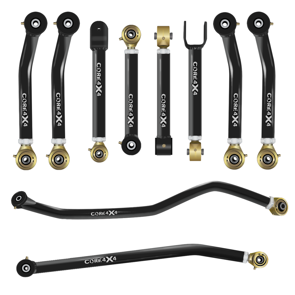 10pc Camp Series Adjustable Control Arm, Track Bar Kit