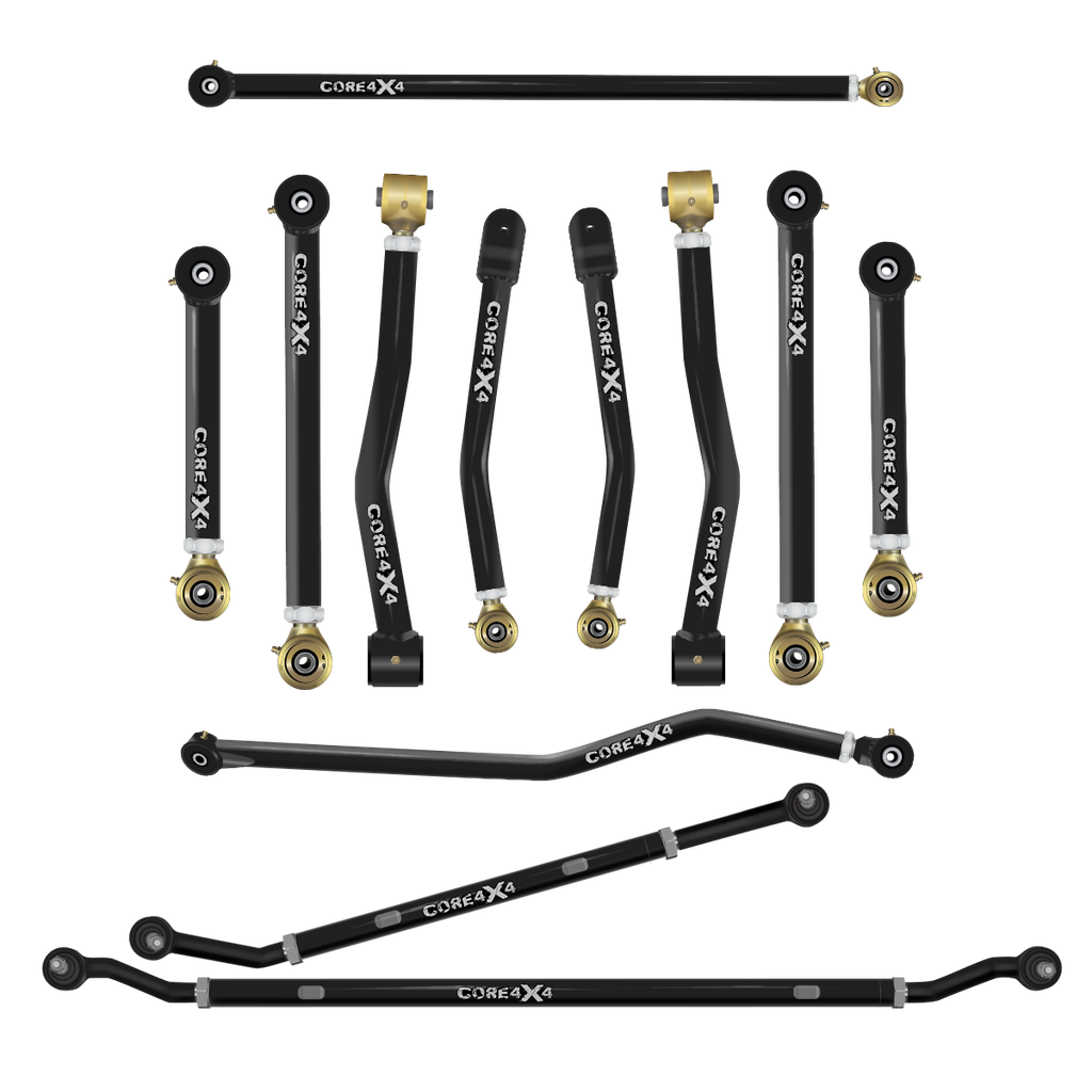 12pc Camp Series Adjustable Control Arm, Track Bar, Steering Kit