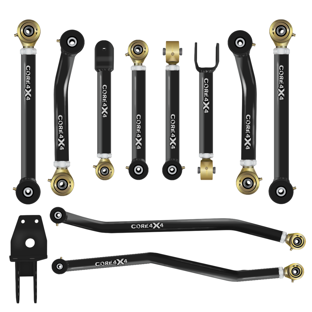10pc Camp Series Adjustable Control Arm, Track Bar Kit