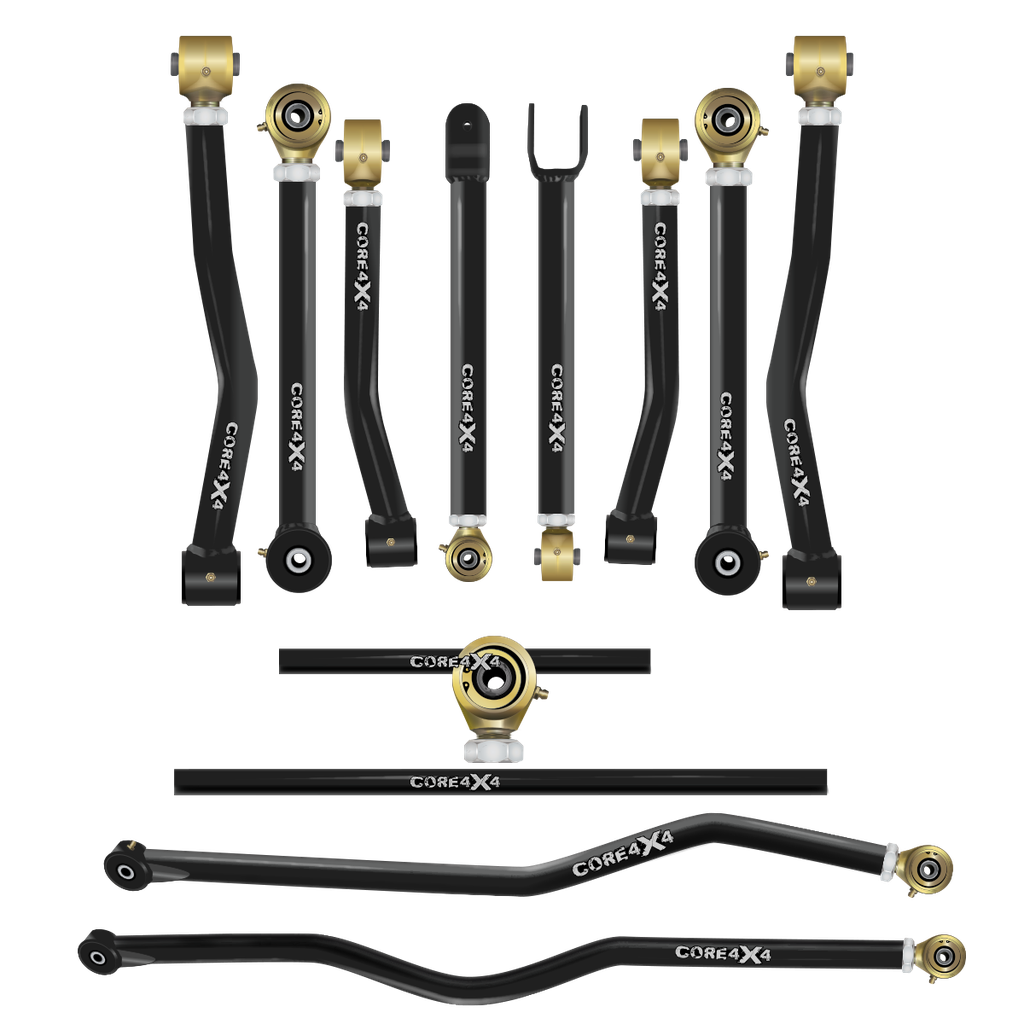 12pc Camp Series Adjustable Control Arm, Track Bar, Steering Kit