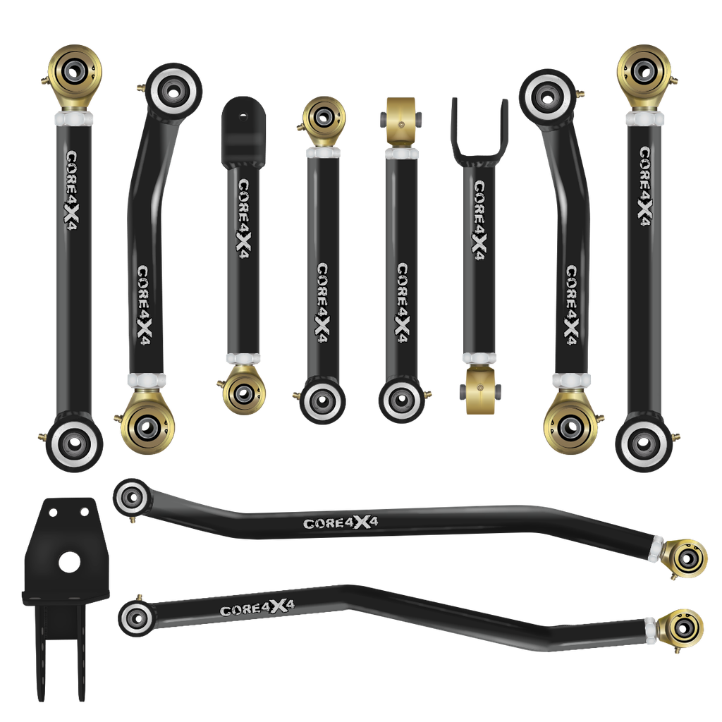 10pc Crawl Series Adjustable Control Arm, Track Bar Kit