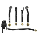 5pc Crawl Series Front Adjustable Control Arm, Track Bar Kit