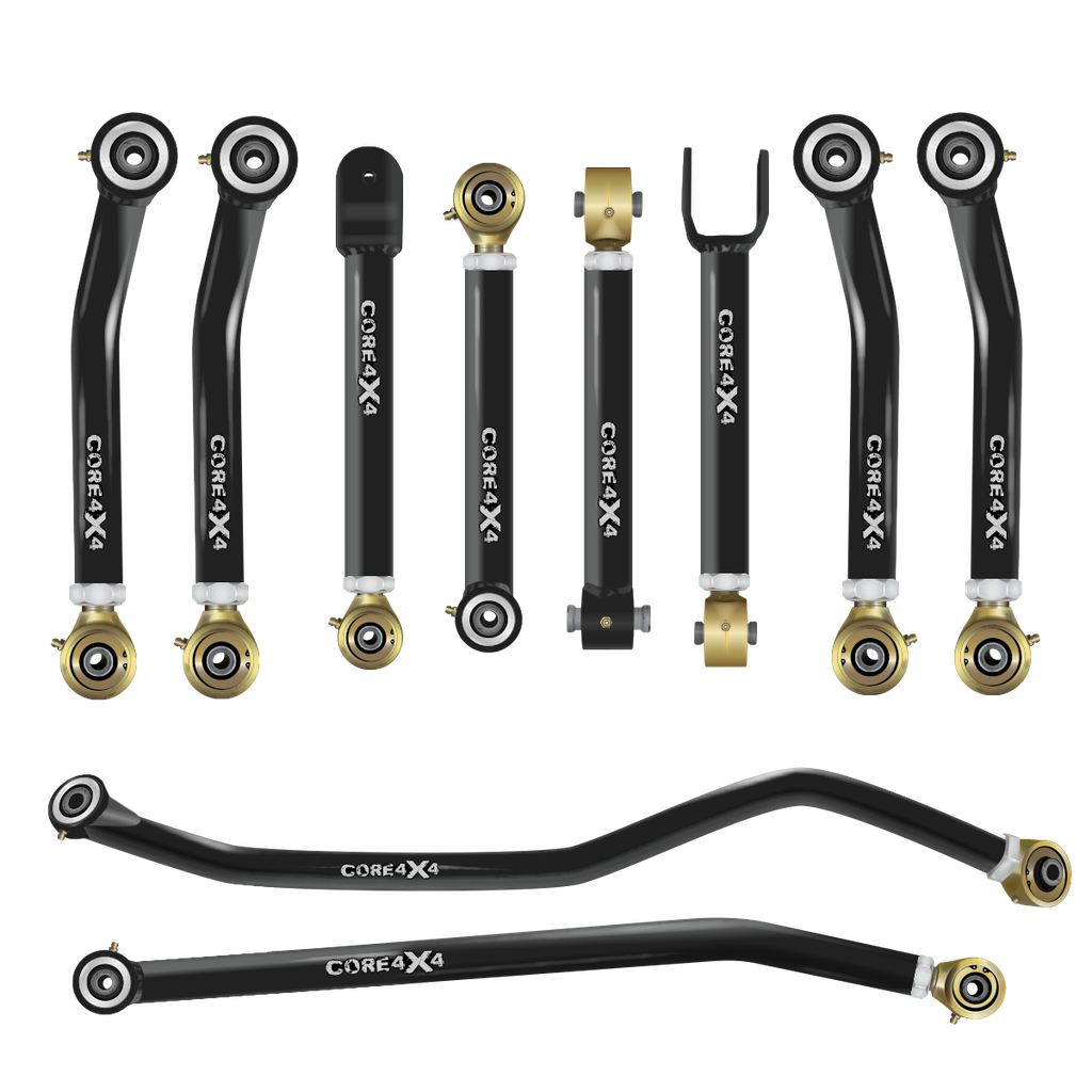 10pc Crawl Series Adjustable Control Arm, Track Bar Kit