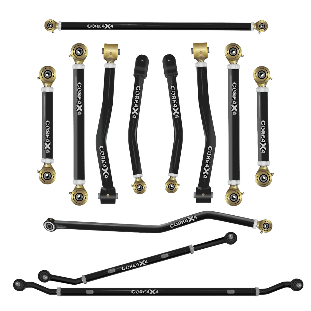 12pc Crawl Series Adjustable Control Arm, Track Bar, Steering Kit