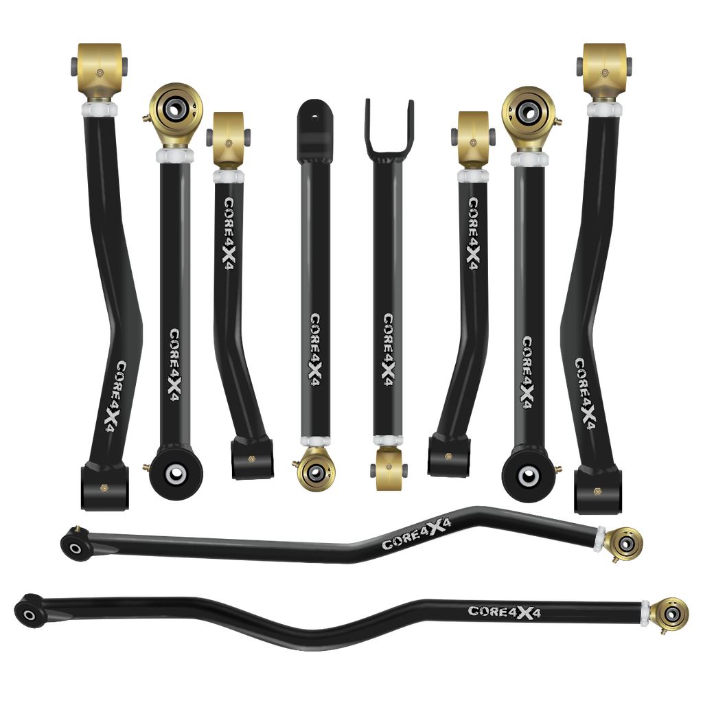 10pc Camp Series Adjustable Control Arm, Track Bar Kit