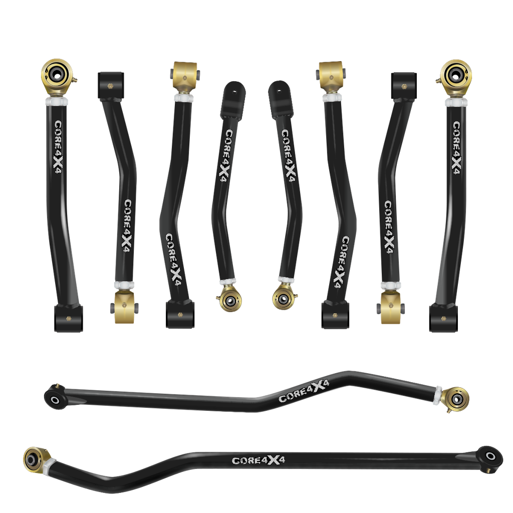 10pc Camp Series Adjustable Control Arm, Track Bar Kit