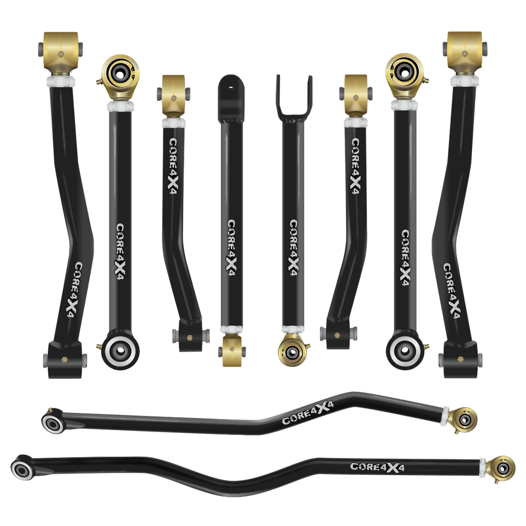 10pc Crawl Series Adjustable Control Arm, Track Bar Kit