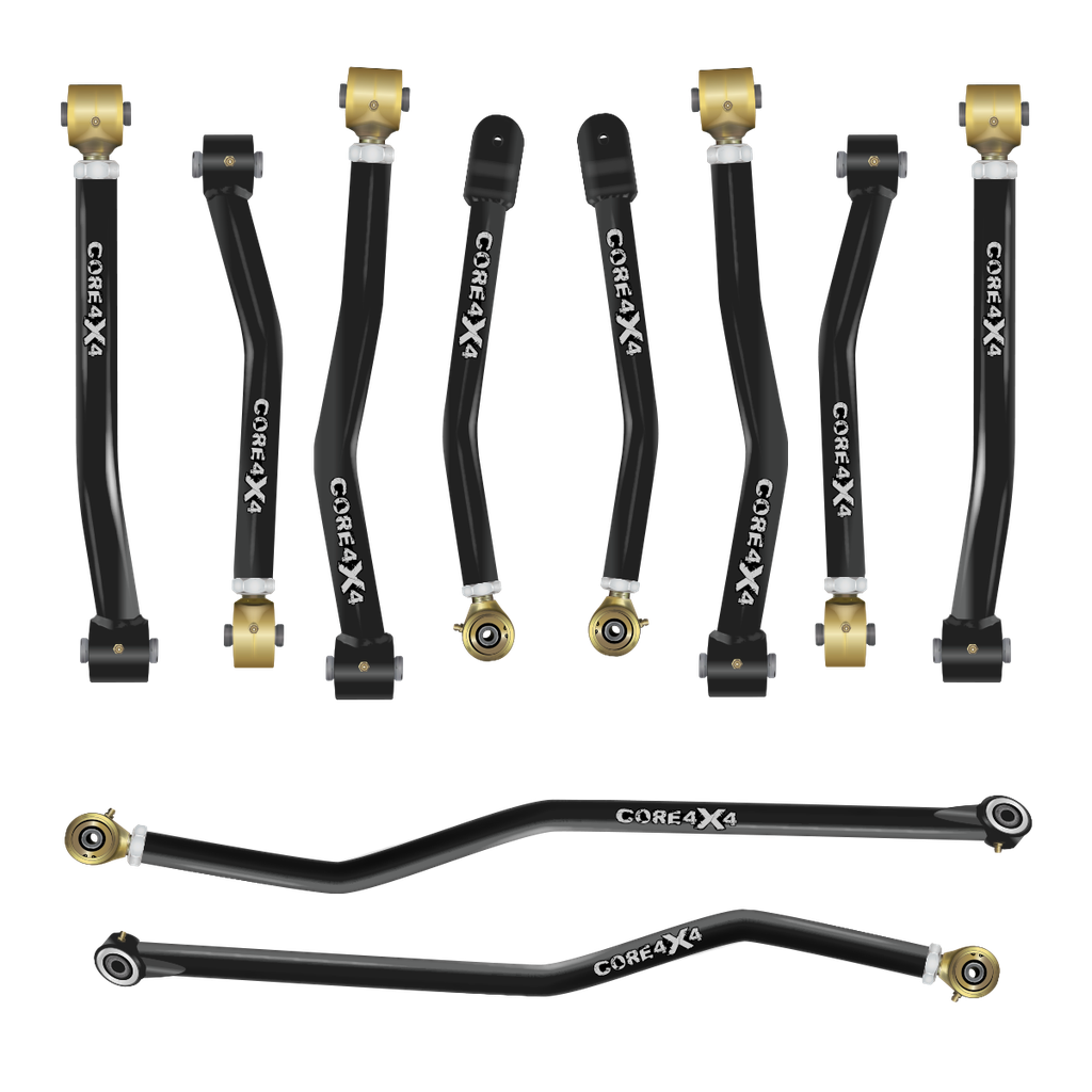 10pc Crawl Series Adjustable Control Arm, Track Bar Kit