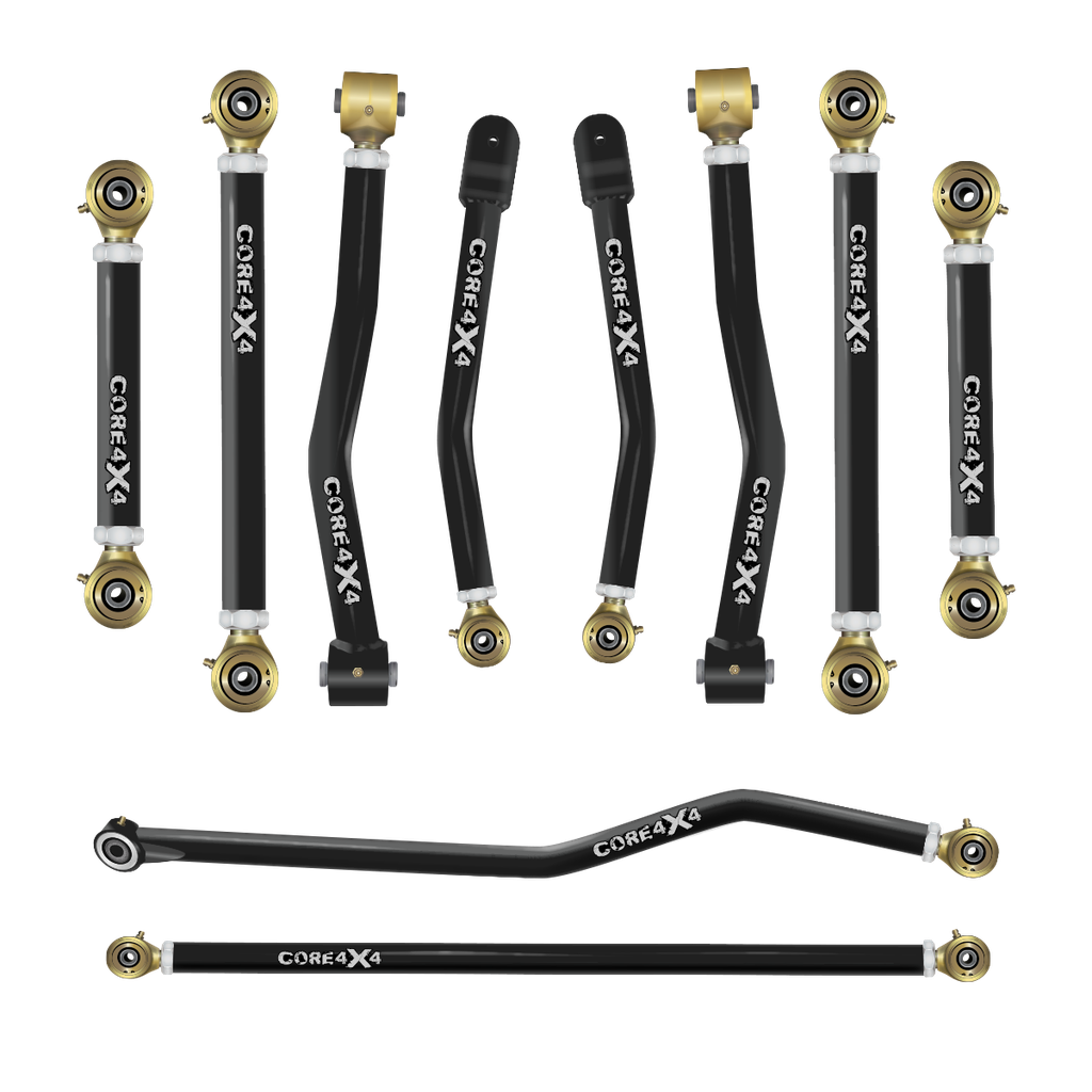 10pc Crawl Series Adjustable Control Arm, Track Bar Kit