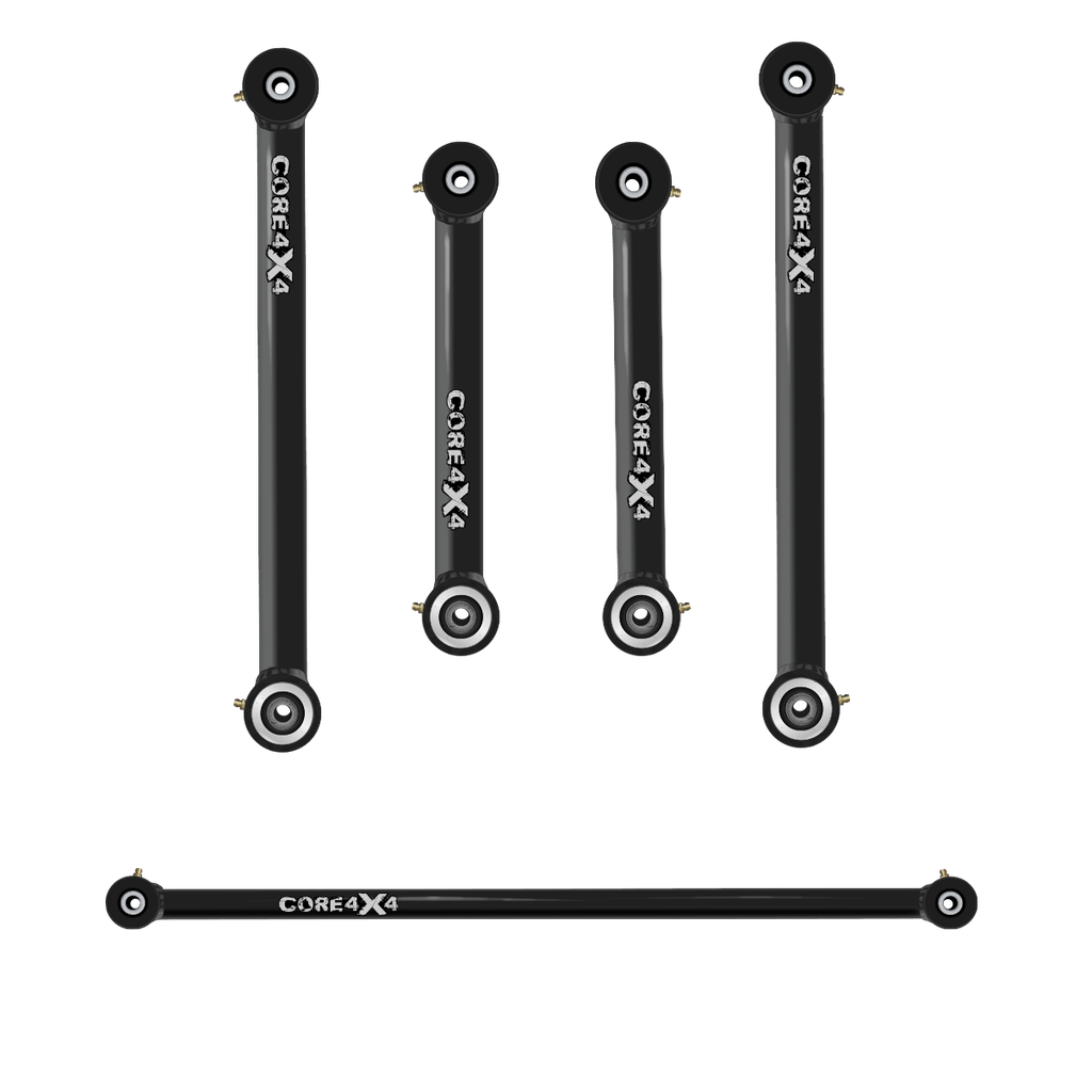 5pc Trail Series Rear Adjustable Control Arm, Panhard/Track Bar Kit
