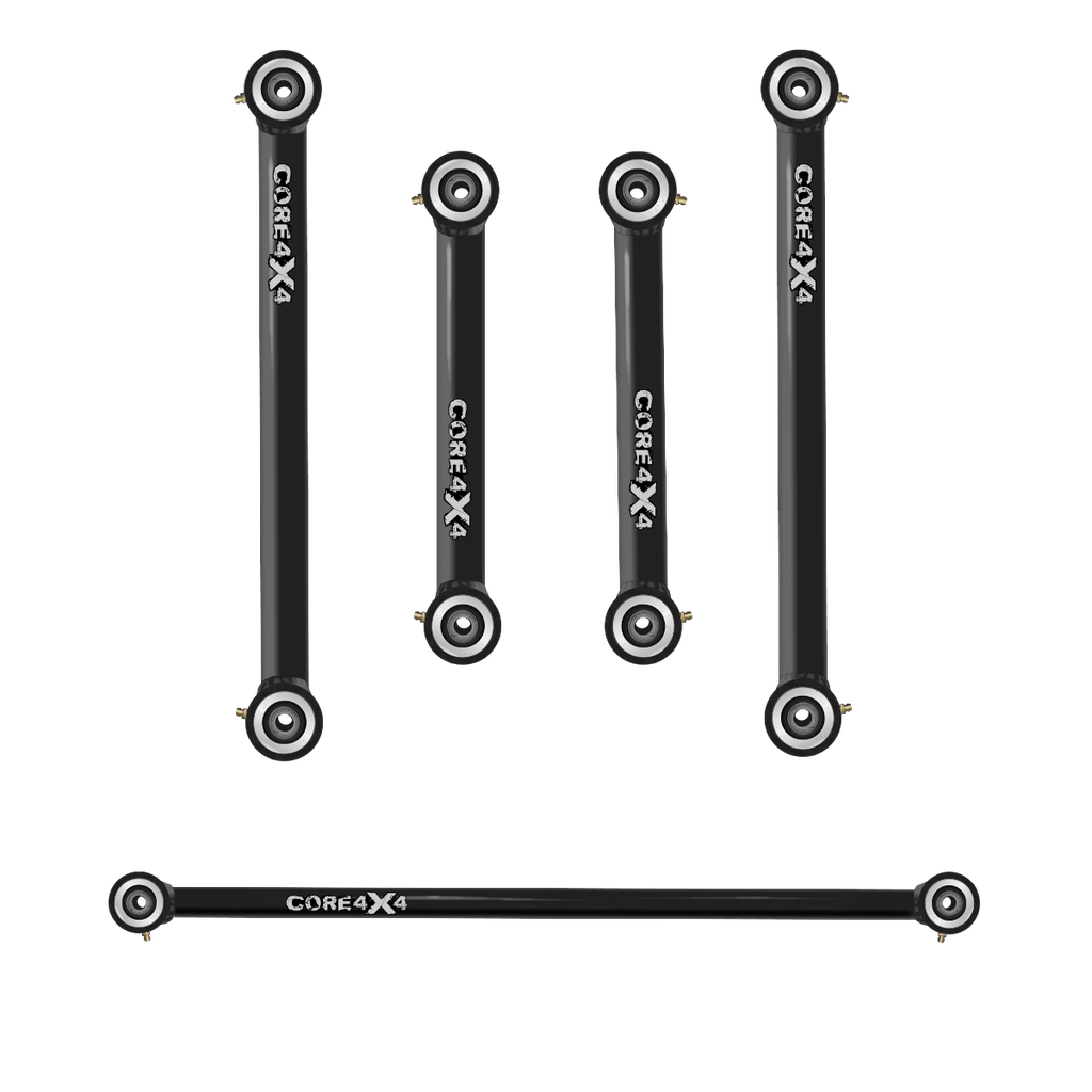 5pc Track Series Rear Adjustable Control Arm, Panhard/Track Bar Kit