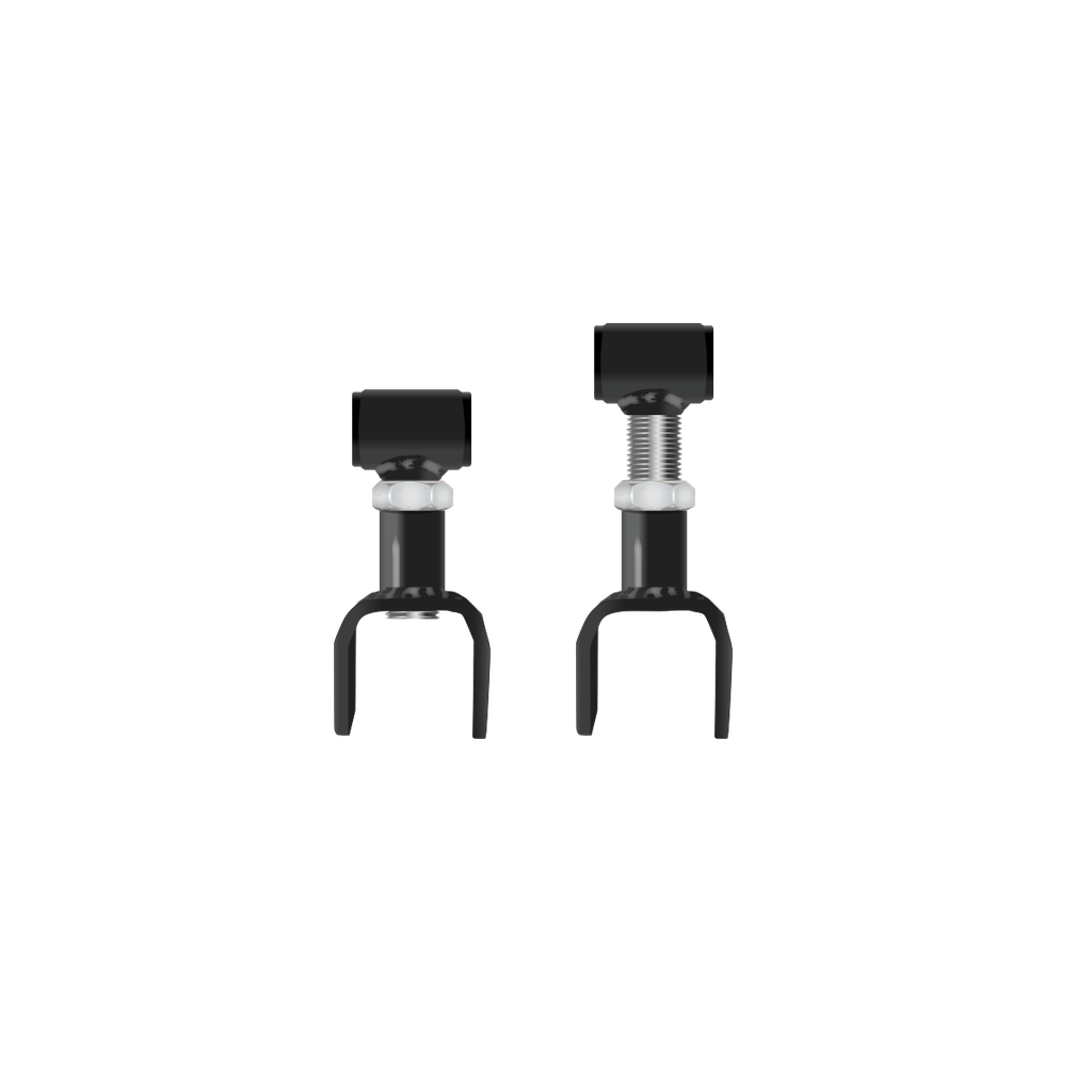 2pc Rear Adjustable Leaf Spring Shackles