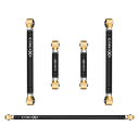 5pc Aluminum Rear Adjustable Control Arms, Track Bar Kit