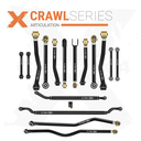 16pc Crawl Series Adjustable Control Arm, Track Bar, Steering, End Link Kit