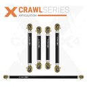 5pc Crawl Series Rear Adjustable Control Arm, Track Bar Kit