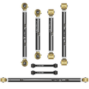 7pc Race Series Rear Adjustable Control Arm, Track Bar, End Link Kit