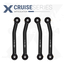 4pc Cruise Series Fixed Length Lower Control Arm Kit