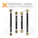 4pc Front Adjustable Control Arm Kit