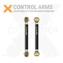 2pc Front Upper Adjustable Control Arms
