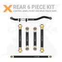 6pc Adjustable Control Arm, Track Bar Kit