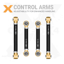4pc Rear Adjustable Control Arm Kit