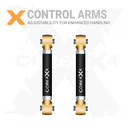 2pc Rear Upper Adjustable Control Arms