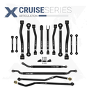 16pc Cruise Series Adjustable Control Arm, Track Bar, Steering, End Link Kit