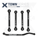 5pc Town Series Adjustable Control Arms, Track Bar Kit