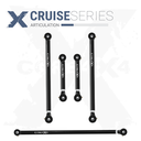 5pc Cruise Series Rear Adjustable Control Arm, Track Bar Kit
