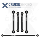 5pc Cruise Series Rear Adjustable Control Arm, Track Bar Kit