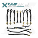 12pc Camp Series Adjustable Control Arm, Track Bar, Steering Kit