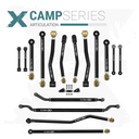 16pc Camp Series Adjustable Control Arm, Track Bar, End Link Kit