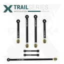 7pc Trail Series Rear Adjustable Control Arm, Track Bar, End Link Kit